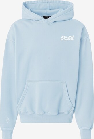 Crystal Paris Sweatshirt 'Shine' in Blue: front