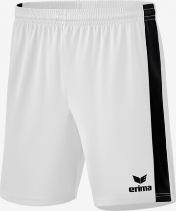 ERIMA Regular Workout Pants in White: front