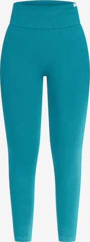 Smilodox Skinny Leggings 'Slayton Scrunch' in Blau: predná strana