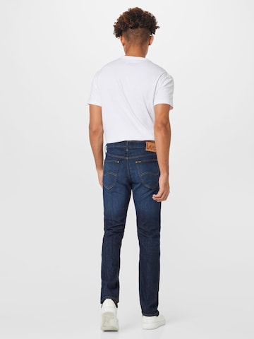 Coupe slim Jean 'DAREN ZIP FLY' Lee en bleu