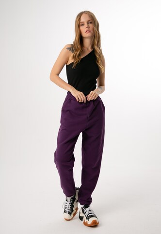 ET Nos Tapered Broek in Lila