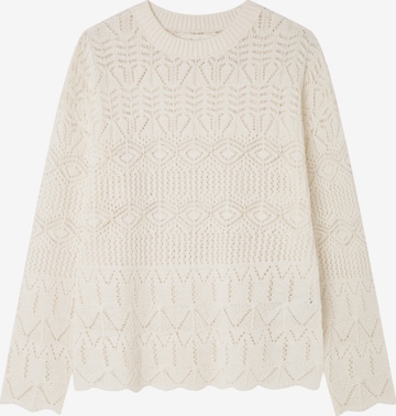 Pullover di Springfield in bianco: frontale