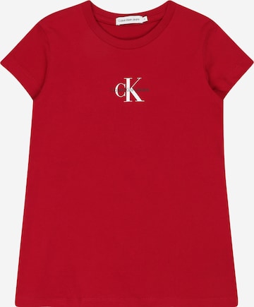 Calvin Klein Jeans T-shirt i röd: framsida