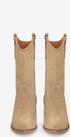 Kazar Cowboy Boots in Beige