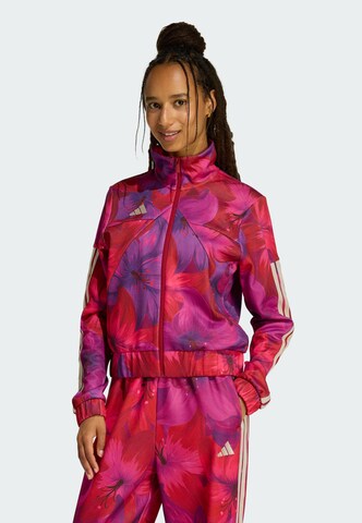 Veste de sport 'Adidas x Farm Rio House Of Tiro' ADIDAS SPORTSWEAR en rose : devant