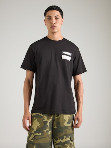 G-STAR Shirt 'Box Globe' in Black: front