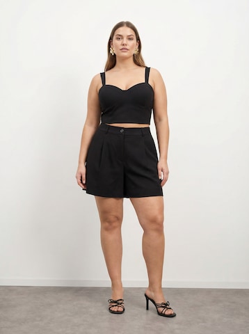 Wide Leg Pantalon à pince 'Suki' CITA MAASS en noir