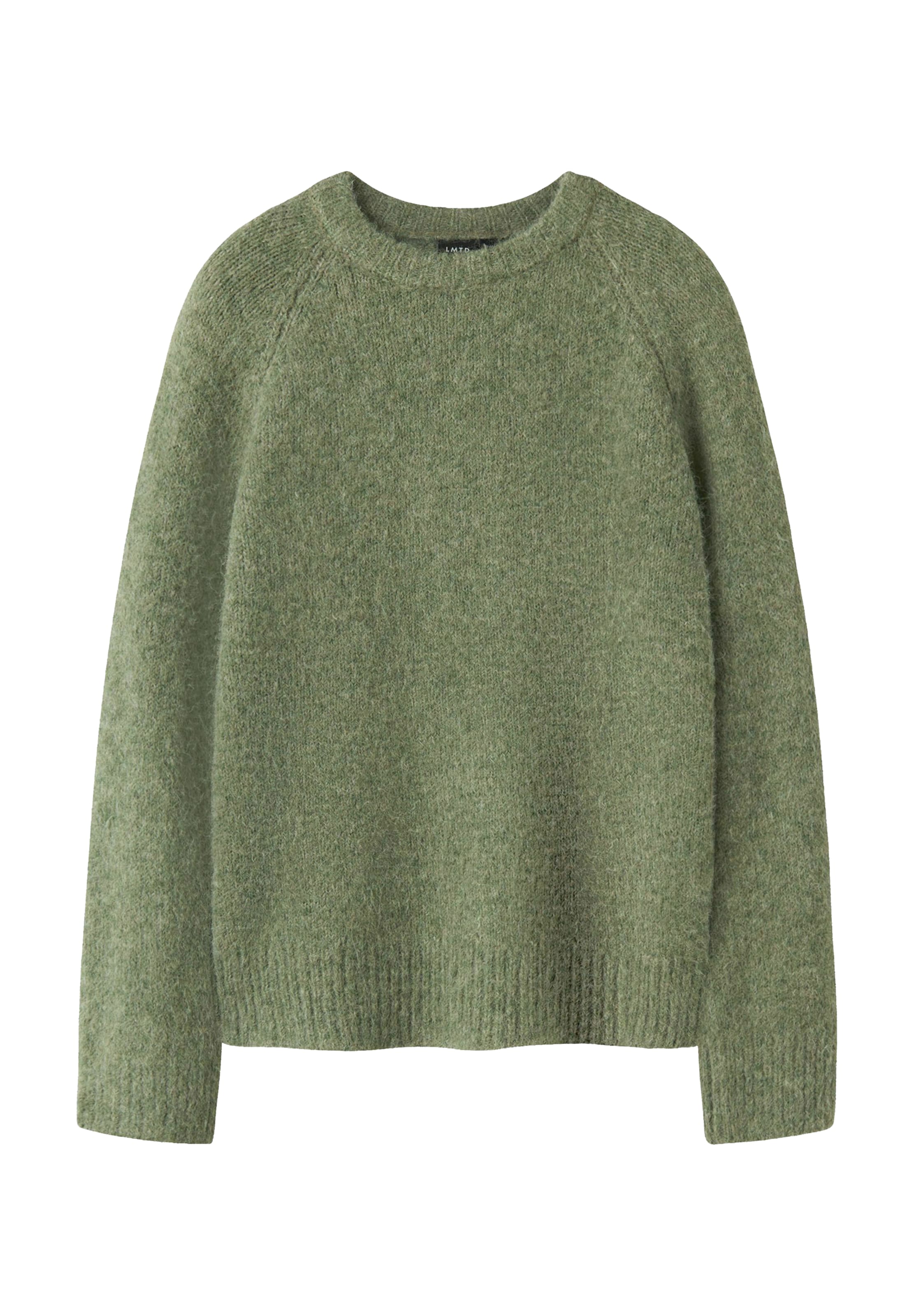 LMTD Sweter 'NLFBULLO' w kolorze zielony: przód