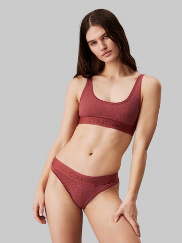Calvin Klein Underwear Bustier BH 'Intrinsic' in Rot: Vorderseite