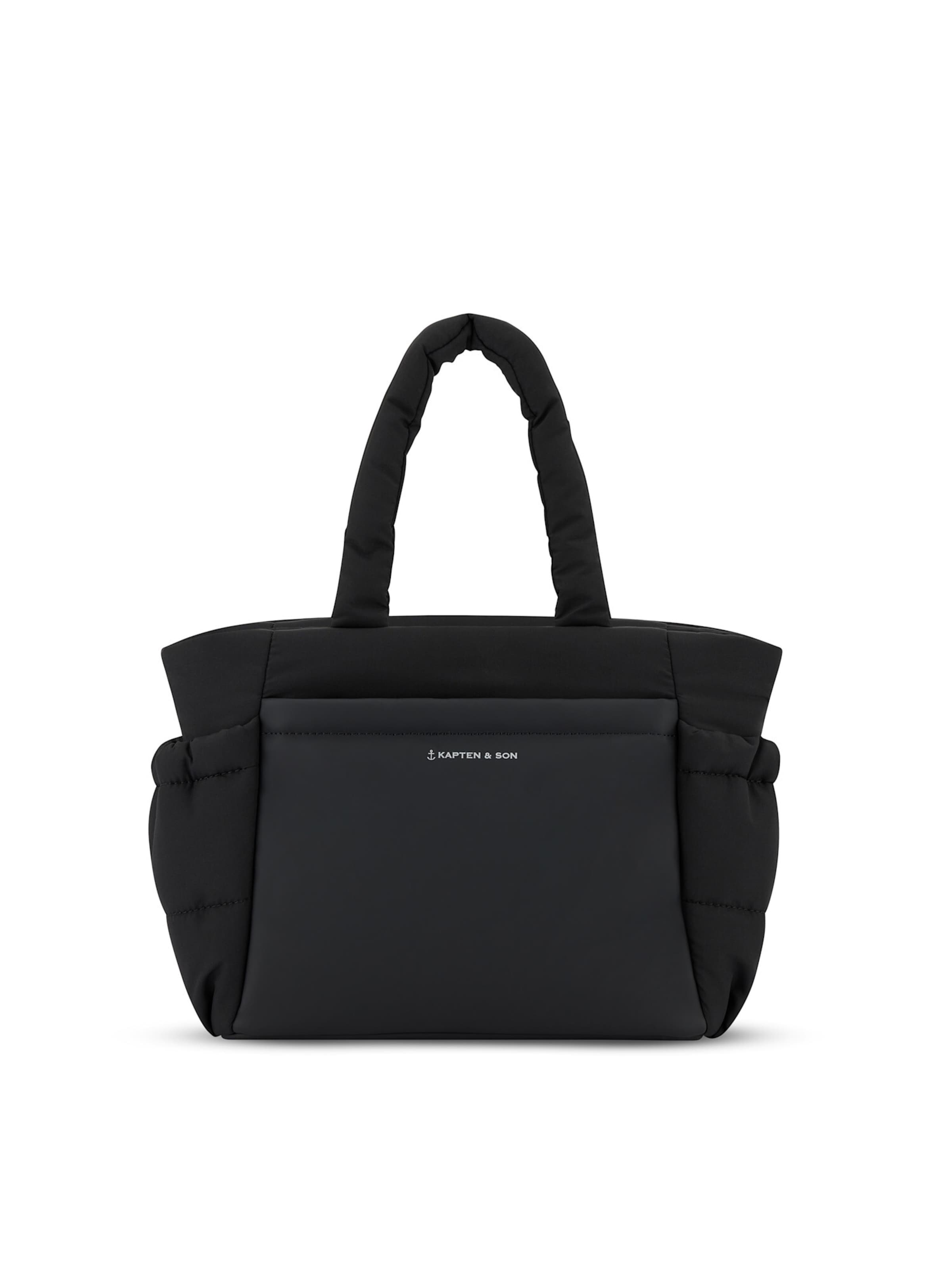 Kapten & Son Handtasche 'Hellvi Cloud Small' in Schwarz: Vorderseite