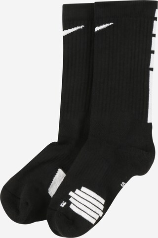 Chaussettes de sport 'Elite' NIKE en noir : devant