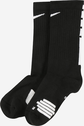 NIKE Sportovní ponožky 'Elite' – černá: přední strana