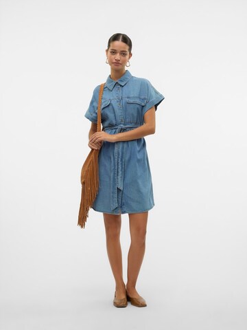 VERO MODA Shirt dress 'VMNotus' in Blue