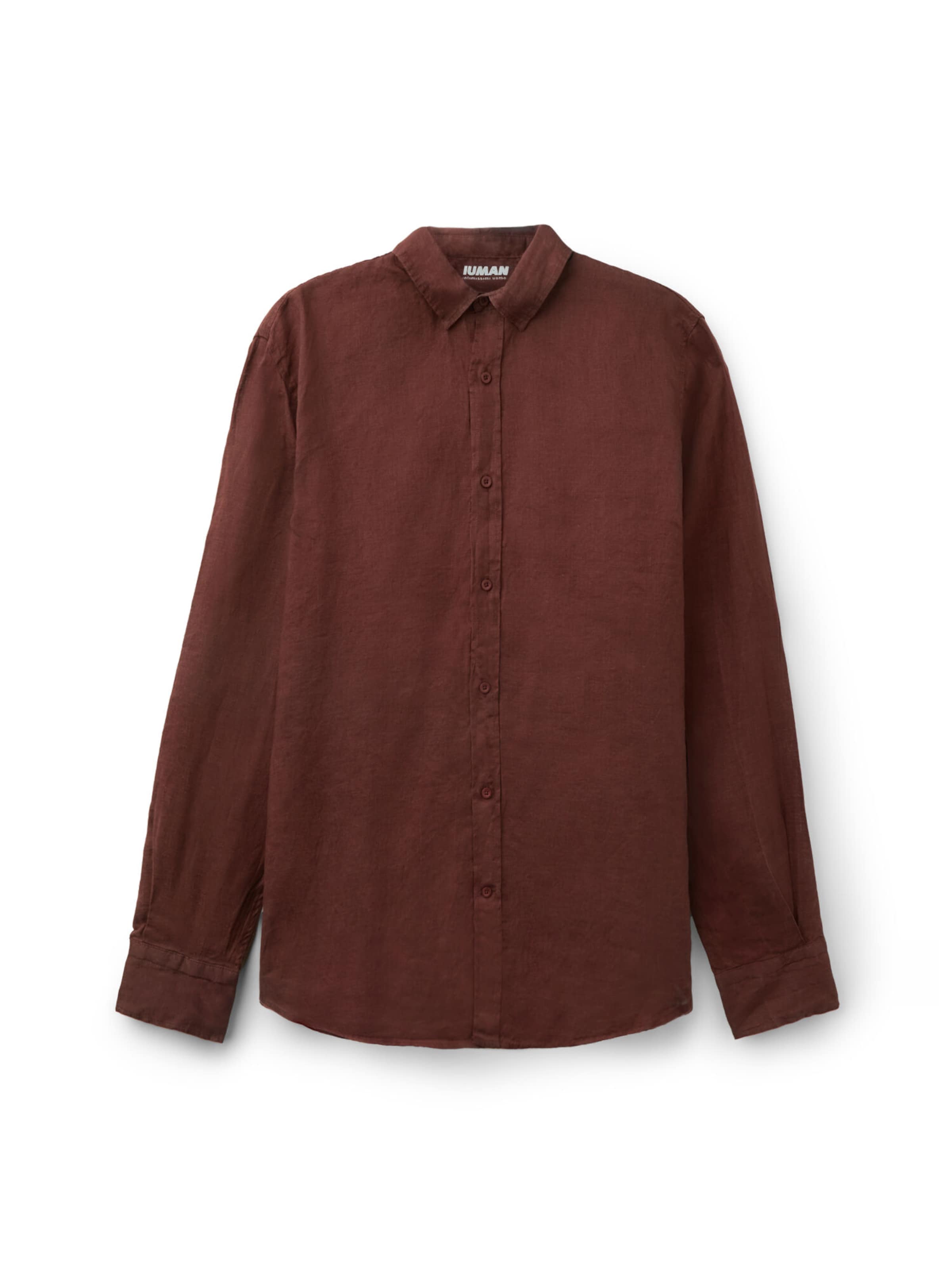 IUMAN Intimissimi Regular Fit Hemd in Braun: Vorderseite