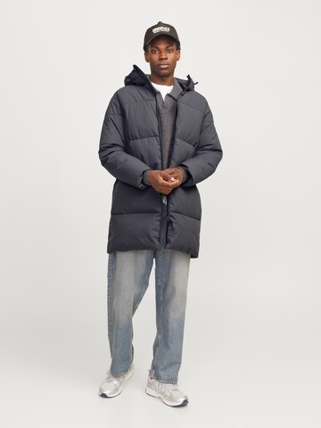 JACK & JONES Зимняя куртка 'JORVesterbro' в Серый