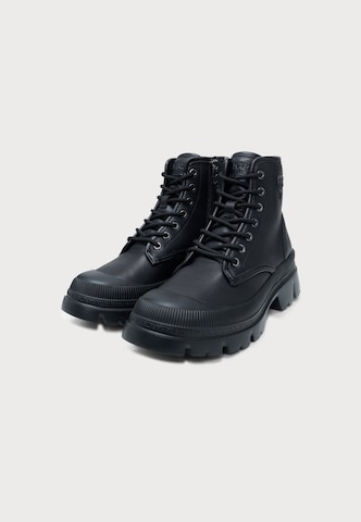 Boots stringati di Karl Lagerfeld in nero