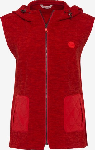 Gina Laura Vest in Red: front