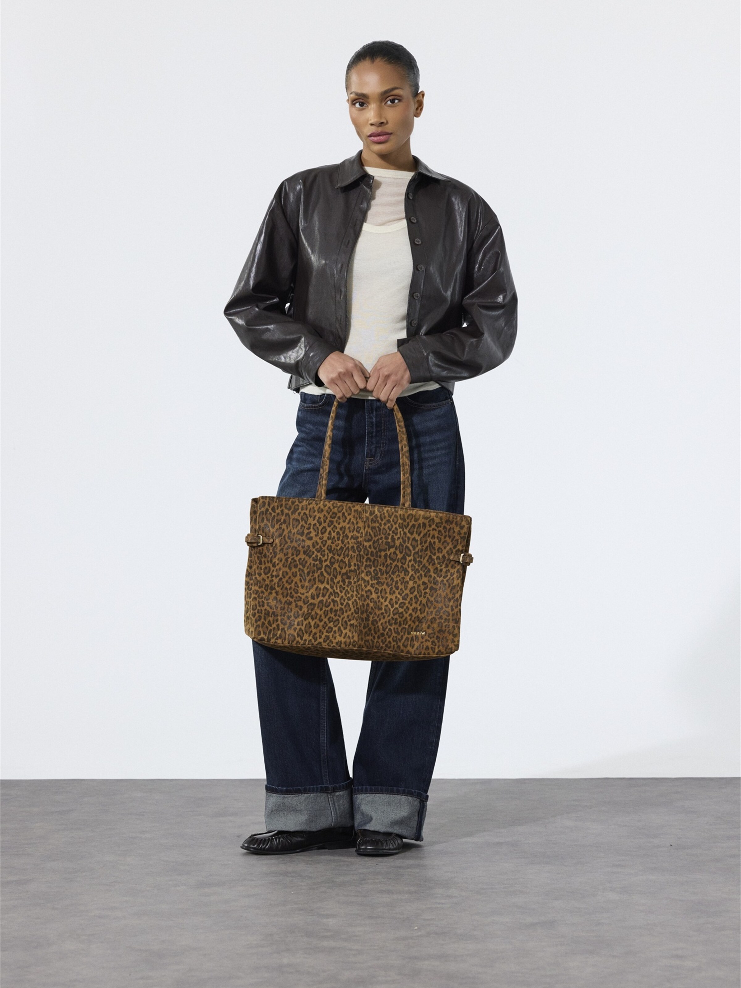 Nat&Nin Shopper 'Pablo' in Brown
