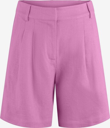 Y.A.S Élére vasalt nadrágok 'Isma' - rózsaszín: elől