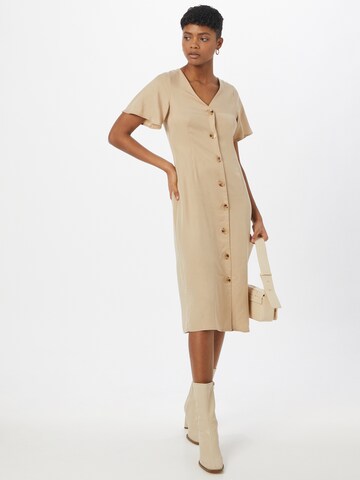 VERO MODA Shirt Dress 'VIVIANA' in Beige