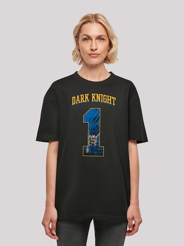 F4NT4STIC Oversized Shirt 'DC Comics Batman Football Dark Knight' in Black: front