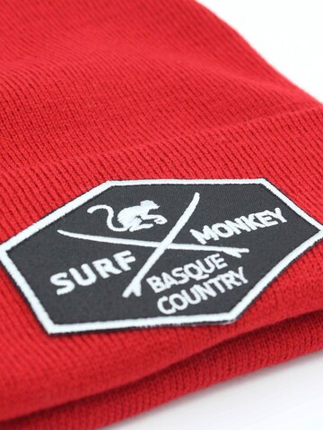 Bonnet Surf Monkey en rouge