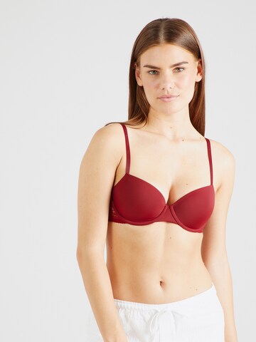 Tommy Hilfiger Underwear Бюстгальтер под футболку Бюстгальтер в Красный: спереди