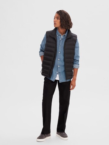 Coupe regular Chemise 'Rick' SELECTED en bleu
