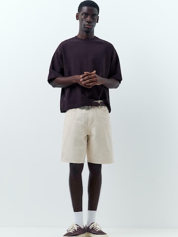 Pull&Bear Regular Jeans in Beige