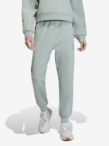 Tapered Pantaloni sport 'Z.N.E.' de la ADIDAS SPORTSWEAR pe albastru: față