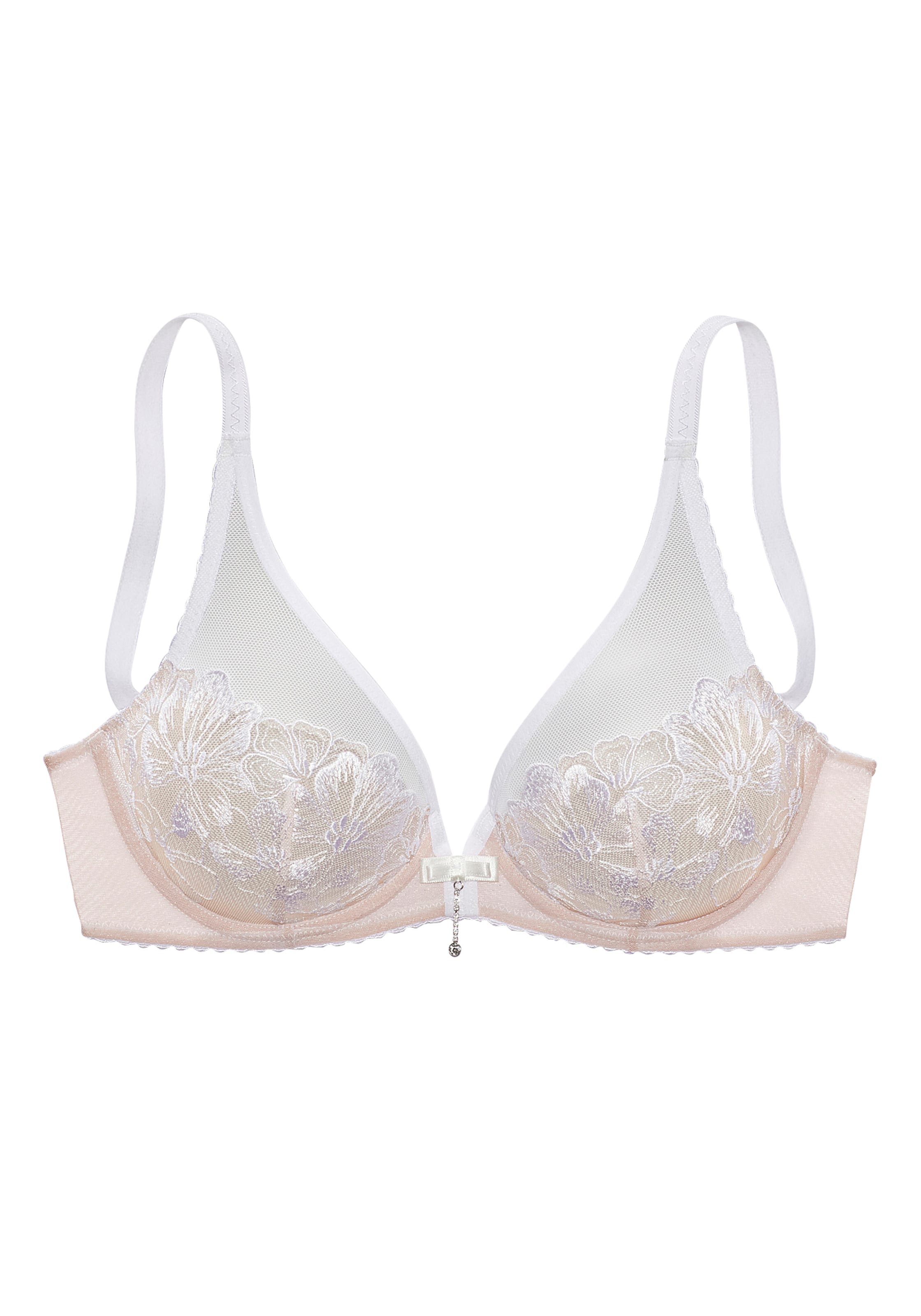 JETTE Bra in White: front