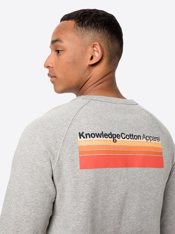 KnowledgeCotton Apparel Sweatshirt 'ELM' in Grey