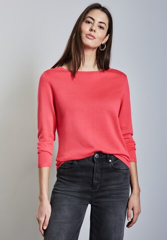 STREET ONE Strickpullover in Rot: Vorderseite