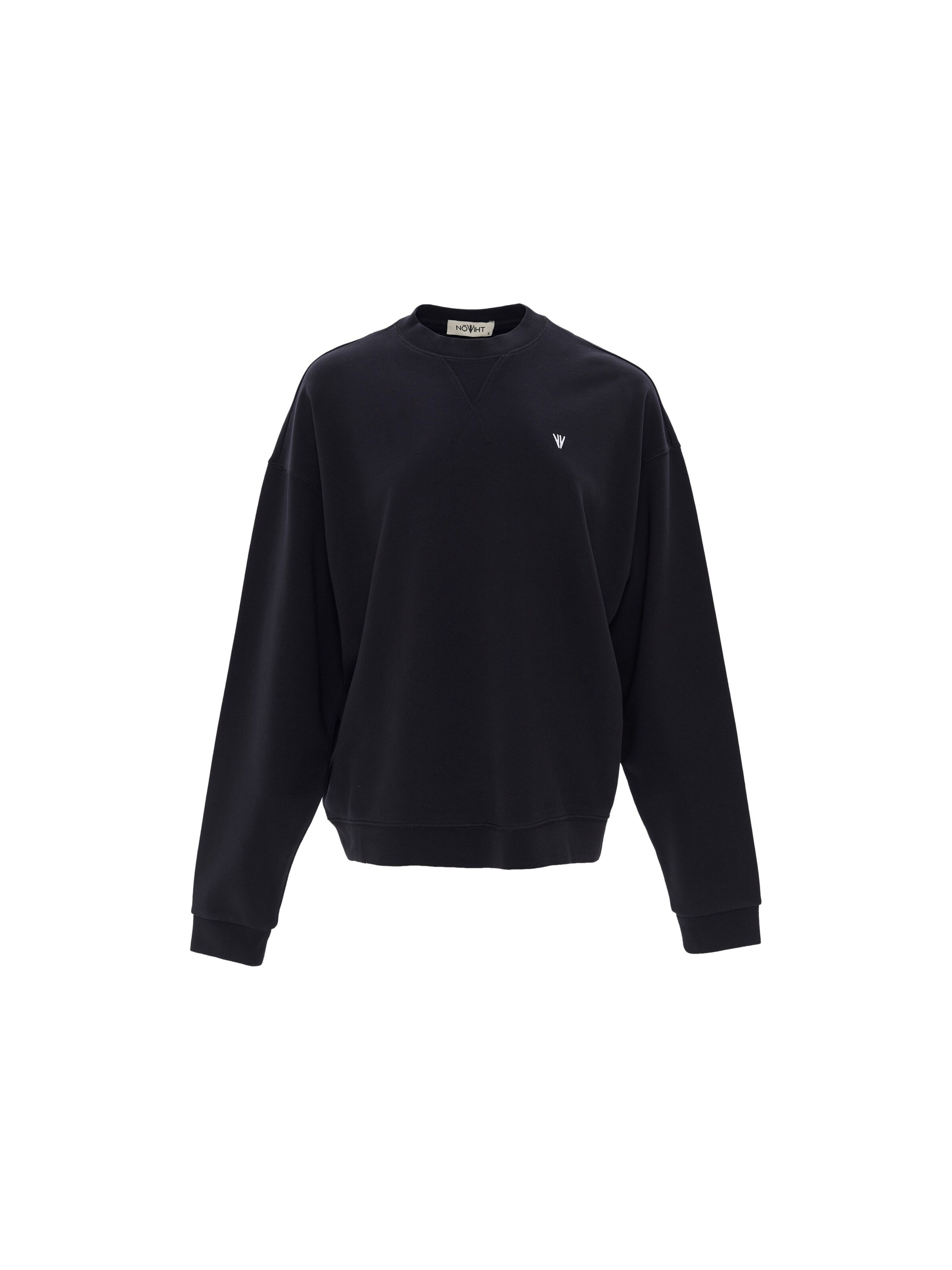NOWIHT Sweatshirt 'Melisande' in Zwart: voorkant