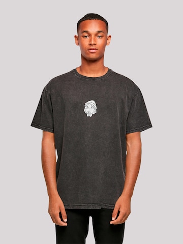 F4NT4STIC Shirt 'Heroes of Childhood Pinocchio Maybe Tomorrow' in Black: front