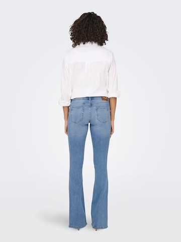 Only Maternity Flared Jeans 'Blush' in Blue