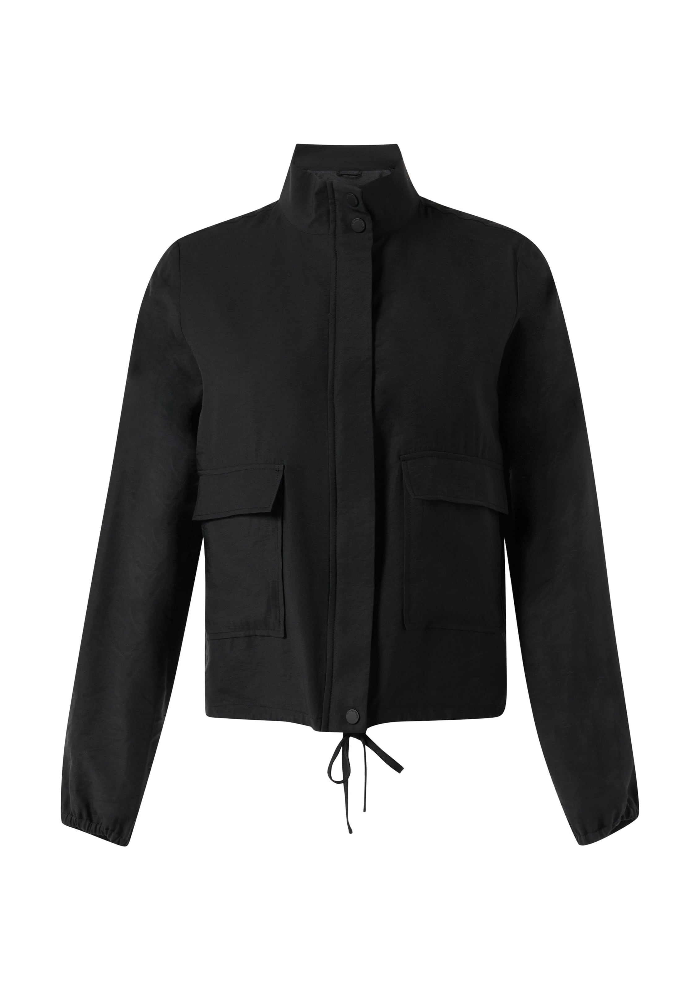 comma casual identity Übergangsjacke in Schwarz: Vorderseite