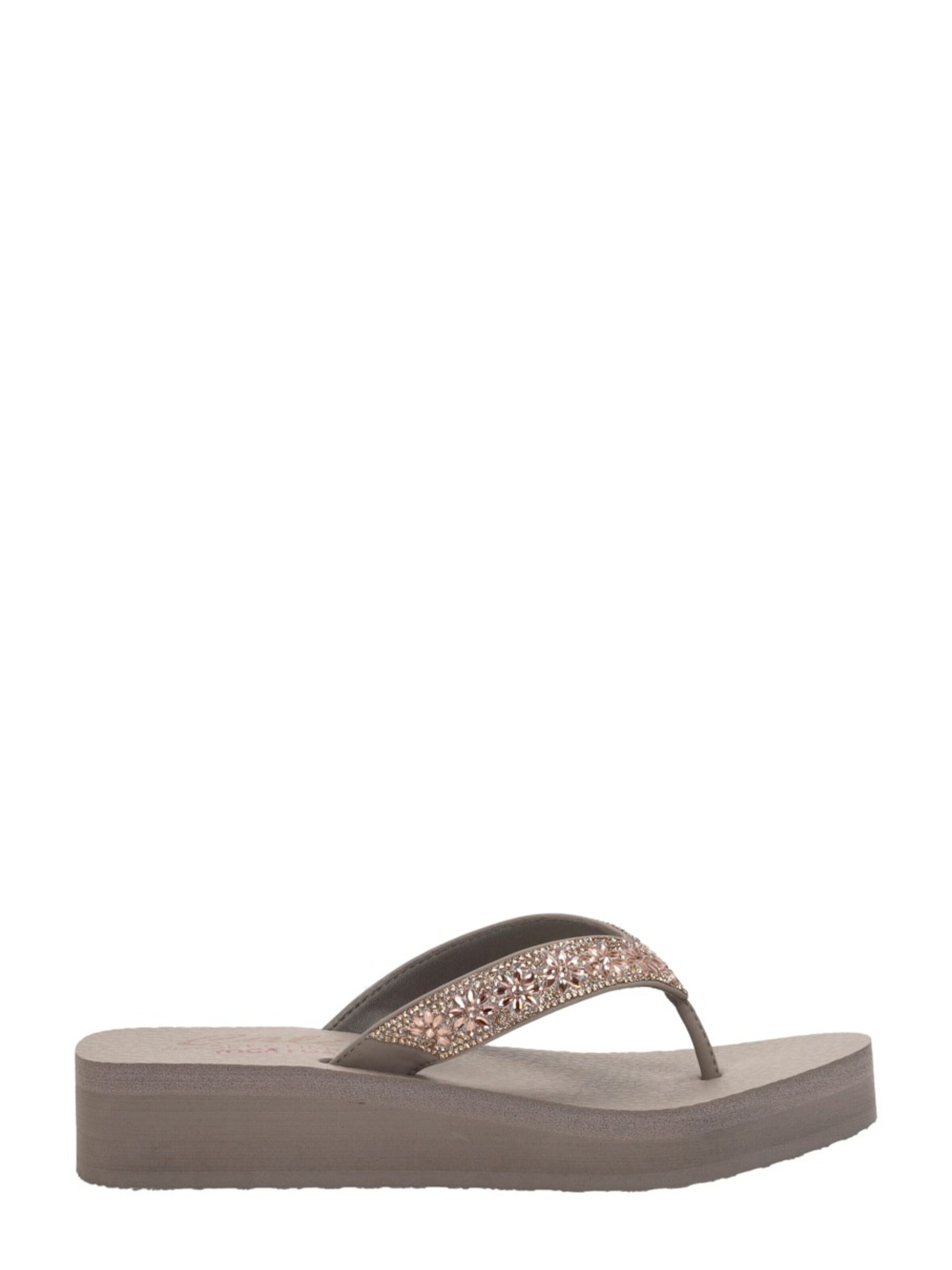 SKECHERS Huisschoenen 'Vinyasa - Wild Daisies' in Grijs