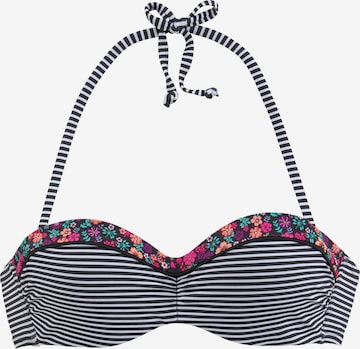 s.Oliver Balconette Bikini Top in Mixed colors: front