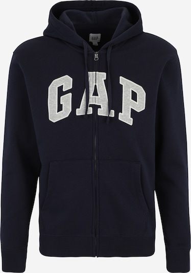 GAP Collegetakki värissä laivastonsininen / meleerattu harmaa / valkoinen, Tuotenäkymä