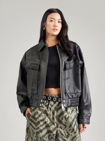 Veste mi-saison 'BREE' TOPSHOP en noir : devant