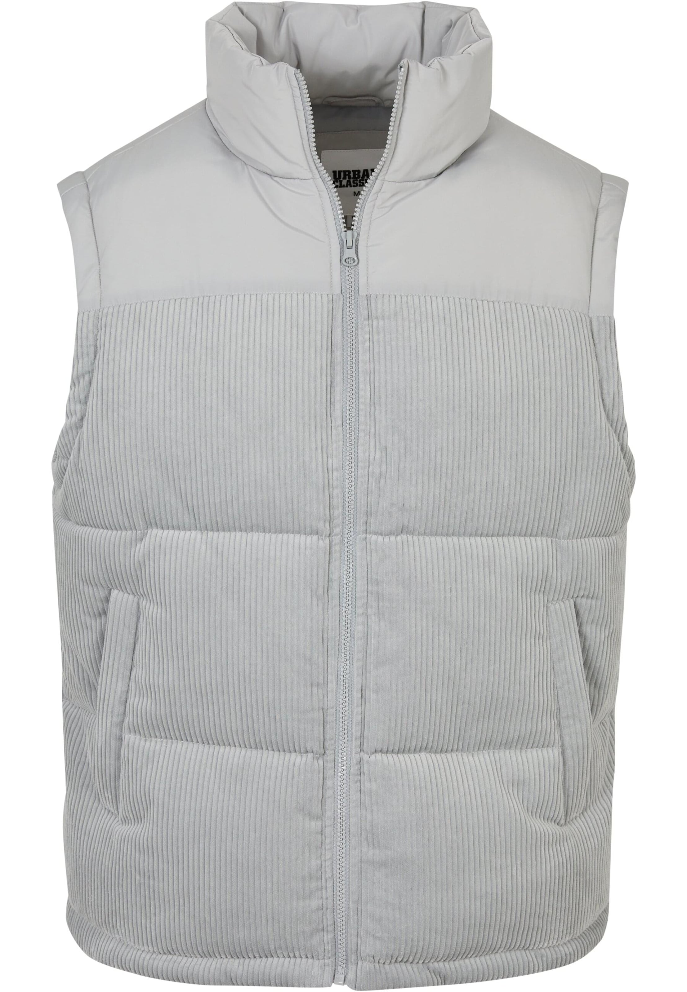 Gilet di Urban Classics in grigio: frontale
