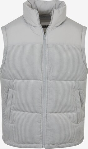 Gilet di Urban Classics in grigio: frontale