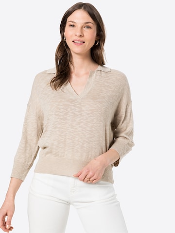 Maglietta 'FELICIA' di Designers Society in beige: frontale
