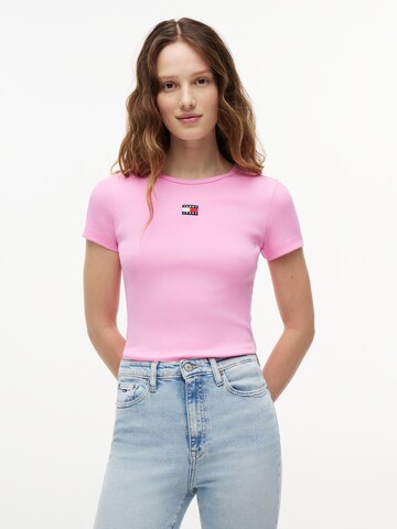Tommy Jeans Póló - rózsaszín: elől