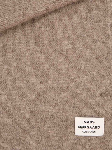 MADS NORGAARD COPENHAGEN Scarf 'Tosca Alona' in Brown