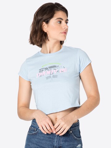 T-shirt Nasty Gal en bleu : devant