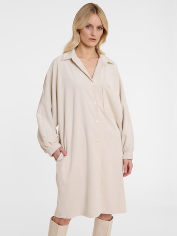 Ana Alcazar Blousejurk in Wit: voorkant