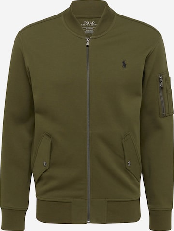 Polo Ralph Lauren Sweatjacke in Grün: predná strana