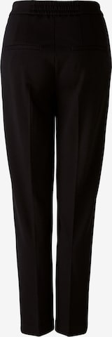 OUI Slim fit Pleated Pants 'FEYLIA' in Black